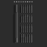 New Daily Use Kit 24 Pcs Precision Magnetic Bits Aluminum Box Diy Screw Driver Smart Home Set Kit Repair Tools Set