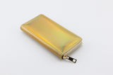New Fashion Laser Zipper Long Wallet Women Leather Money Pouch Coin Phone Card Passport Holder Clutch Wallets Female Purses