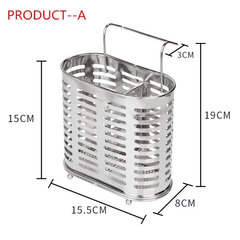 Multifunction Storage Box Rack Kitchen Organizer For Chopsticks Spoon Fork Stainless Steel Storage Rack Cutlery Holder Organizer