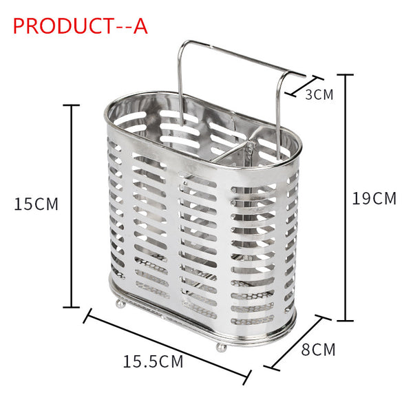 Multifunction Storage Box Rack Kitchen Organizer For Chopsticks Spoon Fork Stainless Steel Storage Rack Cutlery Holder Organizer