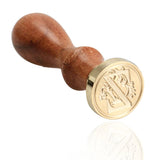 Retro Wood Stamp Classic 26 Letter A-Z Alphabet Initial Sealing Wax Seal Stamp Ancient Seal Post Decorative Antique Stamp Gifts