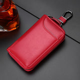 Genuine Leather Wallet Keychain Holder Pouch Purse Key Organizer Cover Bag Fashion Men Key Holder Car Key Case housekeeper
