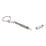 Portable 3 in 1 Keychain Screwdriver Eyeglass Sunglasses Watch Repair Kit Tool