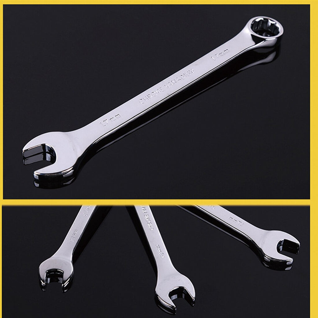 6MM-10MM Combination Metric Wrench Set Fine Tooth Gear Ring Torque and Socket Wrench Set Nut Tools for Repair WrenchTools