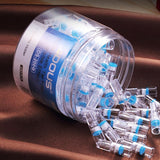 100pcs Set Disposable Smoking Filter Cigarettes Pipe Tobacco Cigarette Holder Reduce Tar Filter Mouthpiece Cleaning Container