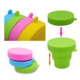 Menstrual Sterilizing Cup Collapsible Silicone Cup flexible to clean Menstrual Cup Recyclable Camping Foldable Sterilizer Cup