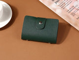 New PU Leather Function 24 Bits Card Case Business Card Holder Men Women Credit Passport Card Bag ID Passport Cover Card Wallet
