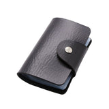 New PU Leather Function 24 Bits Card Case Business Card Holder Men Women Credit Passport Card Bag ID Passport Card Wallet