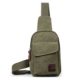 Men's Small Chest Sling Bags Travel Hiking Cross Body Messenger Shoulder Backpack Solid Men Canvas Bag Travel Bag Chestbags