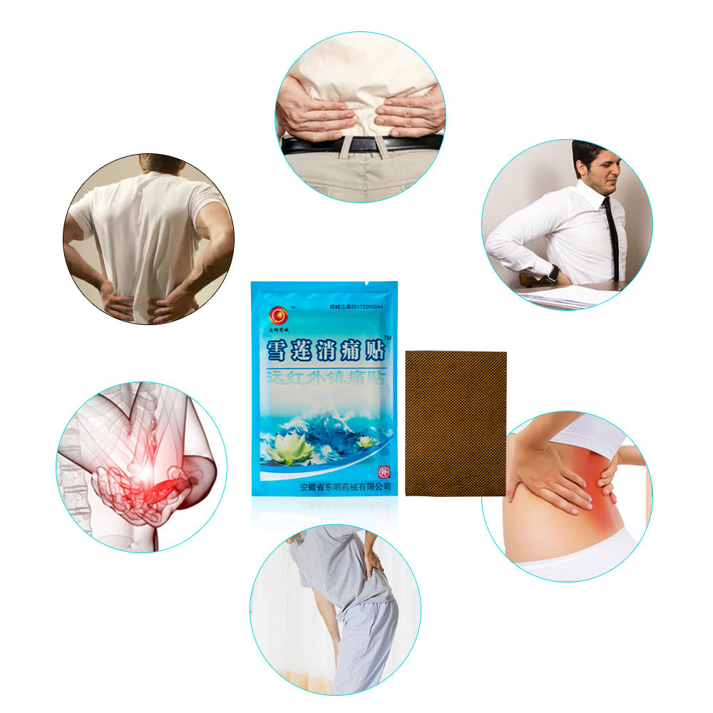 56Pcs/7Bags Medical Arthritis Pain Plaster Upper Back Muscle Pain Relief Patch Tiger Balm Sciatica Back Pain Plaster D1143 Secondary image