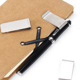 5 PCS High Quality Stainless Steel Metal Money Clip Fashion Simple Silver Dollar Cash Clamp Holder Wallet for Men Women cartera