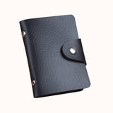New 24 slots Fashion PU Leather Business Card Holder Organizer Hasp Men Women Bank Credit Card Holder Bag ID Card Wallet
