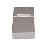 Personality Creative Aluminum Smoking Cigarette Case Men Cigar Tobacco Holder Pocket cigarette Box Storage Container Man Gift