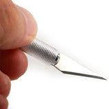 Metal Handle Scalpel 9 Blades Knife Wood Paper Cutter Craft Pen Knives Engraving Knife DIY Repair Hand Tools