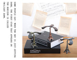 Creative metal balance eagle model landmark building decoration wrought ironl tower toy gift crafts