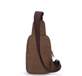 Men's Small Chest Sling Bags Travel Hiking Cross Body Messenger Shoulder Backpack Solid Men Canvas Bag Travel Bag Chestbags