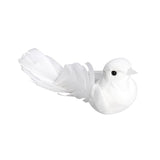 2PCS/lot Cute Artificial Feather Birds Bundled Foam Pigeons with Claw Photo Props Home Decoration