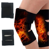 2 PCS/lot Knee Brace Support Kneepad Protector Tourmaline Self heating Belt Magnetic Protective Knee Massage Therapy Arthritis