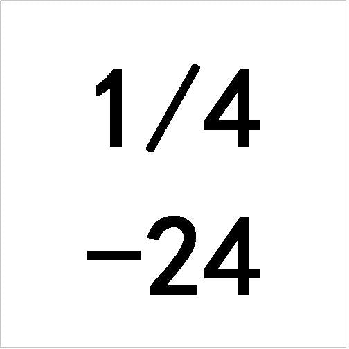 1Pc 1/4 - 20 24 27 28 32 36 40 UNC UNS UNF UNEF Right Hand US Tap Pitch Threading Tools For Mold Machining TPI 1/4"