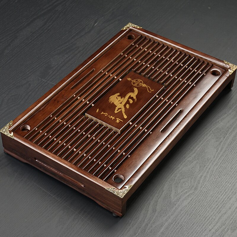 Tea Tray High Quality 43cm*28cm*6cm Chinese Solid Tea Tray, Household Tea Board,Chahai /Tea table Main image