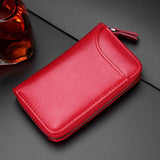 Genuine Leather Wallet Keychain Holder Pouch Purse Key Organizer Cover Bag Fashion Men Key Holder Car Key Case housekeeper