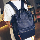 Fashion Women's Leather Backpack Anti Theft Laptop Backpack  Schoolbags For Teenager Girls Mochila Rucksack Women sac a dos