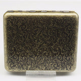 20pcs Vintage Metal Cigarette Box Men's Cigarette Case With Gift Box Packs Of Tobacco Cigarettes Holder Sigara Tabakasi Cadeau