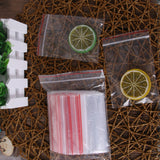 100 pcs/set 0.05 mm Thickness Jewelry  Postal Compressed Lock Reclosable Plastic Poly Clear Bags