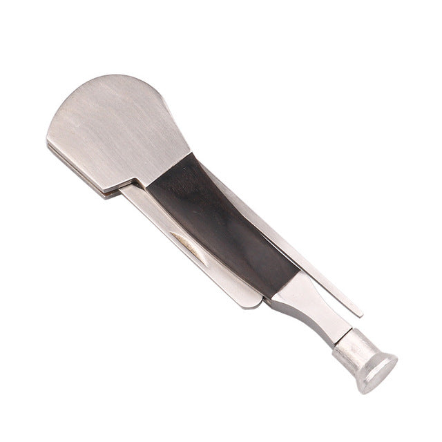 Stainless Steel Pipe 3in1 Red Tobacco Smoking Wood Cleaning Reamers Tamper Tool