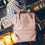 Fashion Women's Leather Backpack Anti Theft Laptop Backpack  Schoolbags For Teenager Girls Mochila Rucksack Women sac a dos