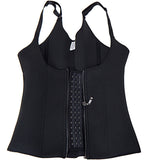 Shoulder Strap Waist Trainer Slimming Belt Vest Corset Women Zipper Hook Body Shaper Waist Cincher Slimming Weight Loss
