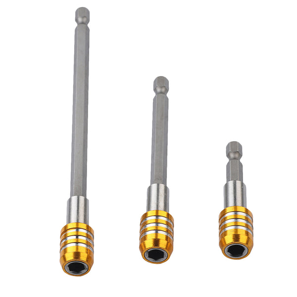 1/4" Hex Shank Drill Bit Holders Quick Release Magnetic Screwdriver Bit Holder 60mm/100mm/150mm