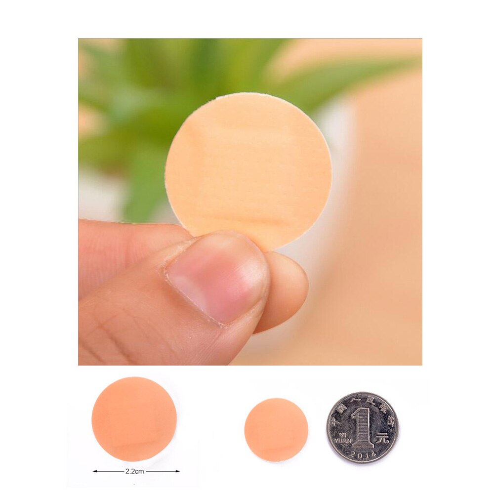 Round Band Aid Wound Plaster Sterile Hemostasis Stickers First Aid Waterproof Healing Wounds Adhesive Bandage 100Pcs/Lot Secondary image