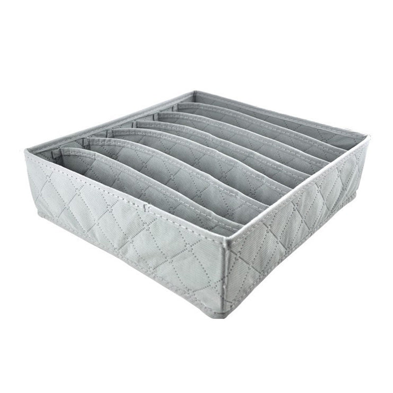 1 pc Underwear Bra Organizer Storage Box 3 sizes grey Drawer Closet Organizers Boxes For Underwear Scarf Socks Organiser