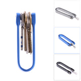 New Key Holder Clip Folder Pocket Tool U-Style Aluminum Smart Keychain Bag Housekeeper Carry Metal Aluminum Key Organizer