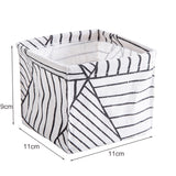 DIY Desktop Storage Basket Sundries Underwear Toy Storage Box Cosmetic Book Organizer Stationery Container Laundry Basket