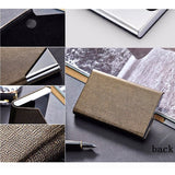 Business ID Credit Card Holder For Women Men Fashion Brand Metal Aluminum Card Wallet Case PU Leather Tarjetero Porte Carte