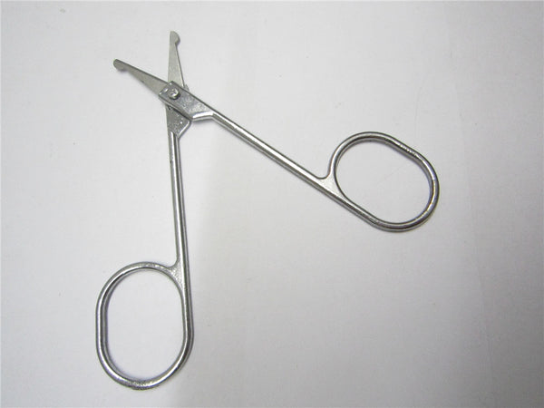 Stainless Steel Beauty Mini Small Bend blade Eyebrow Eyelash scissor Trimmer Makeup Cosmetic Tool shear trim manicure