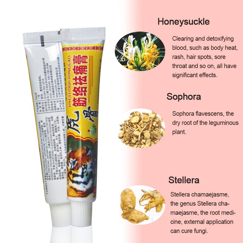 Tiger Balm Ointment For Rheumatoid Arthritis Joint Back Pain Relief Chinese Medical Plaster Analgesic Cream P1070 1 Pc Main image