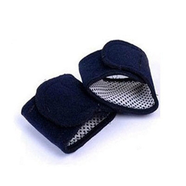 Self-heating Tourmaline Wrist Far Infrared Ray Magnetic Therapy Brace Support Belt Tourmaline Massager Wrist Products 2 pcs/lot
