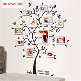 100*120Cm/40*48in 3D DIY Removable Photo Tree Pvc Wall Decals/Adhesive Wall Stickers Mural Art For Children Bedroom Home Decor