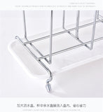 Metal Glass Cup Water Storage Shelf Drying Cup Drainage Organizer Kitchen Stand Glass Holder Drain Rack for Home Kitchen