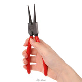 7 Inch Internal External Curved Straight Pliers Retaining Clips Snap Ring Tip Circlip Pliers For Useful Hand Tool