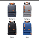 Men's Backpack Casual Business Notebook Backpack Light 15.6-inch Laptop Bag Anti Theft Backpack Travel Rucksack Gray sac a dos