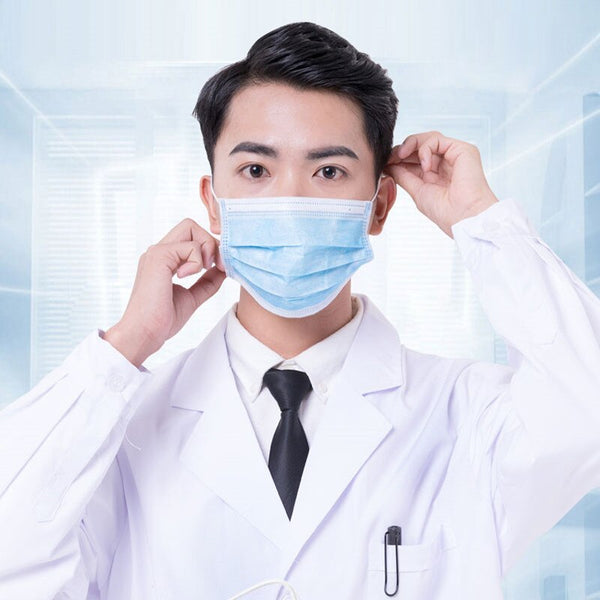 50pcs Anti-Dust Dustproof Disposable Earloop Face Mouth Masks Facial Protective Cover Masks