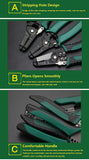 Wire Stripper Decrustation Pliers Multi tool Repair Tool Pliers Cable Wire Stripping Pliers Crimping Tool Pliers Combination