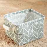 DIY Desktop Storage Basket Sundries Underwear Toy Storage Box Cosmetic Book Organizer Stationery Container Laundry Basket