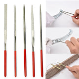 Mini File Set 5pcs/set Wood Rasp Files Needle Carving Tools Metal Filing Tool Woodworking DIY Folder Hobby Hand Tool