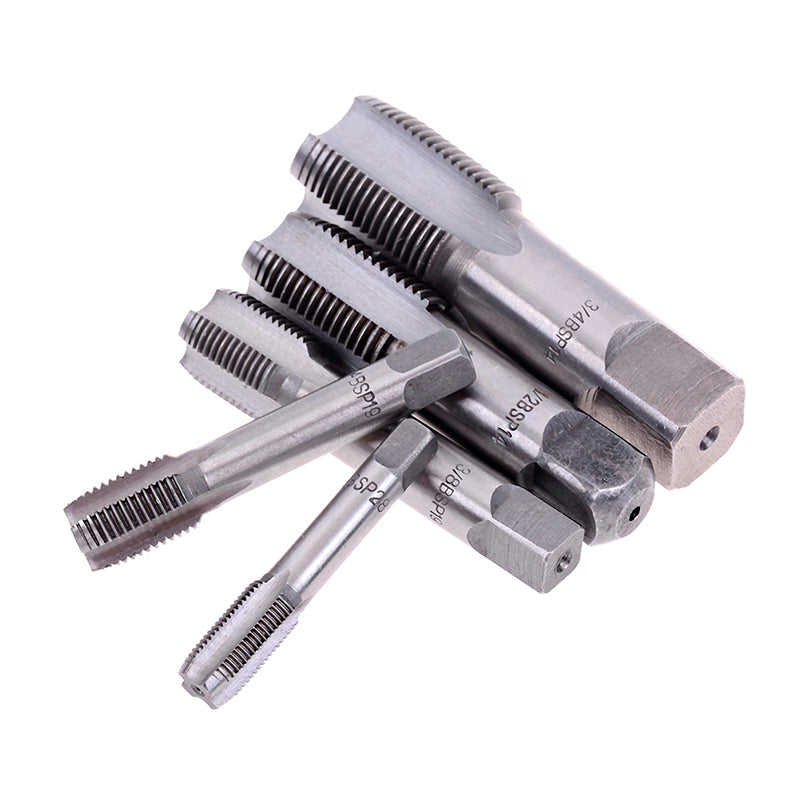 G1/8 1/4 3/8 1/2 3/4 HSS Taper Pipe Tap BSP Metal Screw Thread Cutting Tools