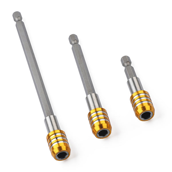 1/4" Hex Shank Drill Bit Holders Quick Release Magnetic Screwdriver Bit Holder 60mm/100mm/150mm